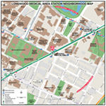 MBTA Longwood Medical Area Neighborhood Map